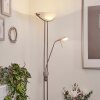 Lampadaire Urama Nickel mat, 2 lumières