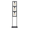 Lampadaire Lucide LUUK Noir, 3 lumières