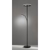 Lampadaire Fischer & Honsel Dent LED Noir, 1 lumière