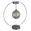 lampe solaire Globo LED Argent Oxydé, Noir, 1 lumière