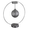 lampe solaire Globo LED Argent Oxydé, Noir, 1 lumière