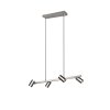 Suspension Trio MARLEY Nickel mat, 4 lumières