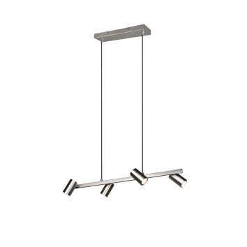 Suspension Trio MARLEY Nickel mat, 4 lumières