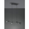 Suspension Trio MARLEY Noir, 4 lumières