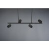 Suspension Trio MARLEY Noir, 4 lumières