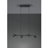 Suspension Trio MARLEY Noir, 4 lumières