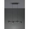 Suspension Trio MARLEY Noir, 4 lumières