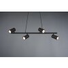 Suspension Trio MARLEY Noir, 4 lumières