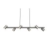 Suspension Trio MARLEY Nickel mat, 6 lumières