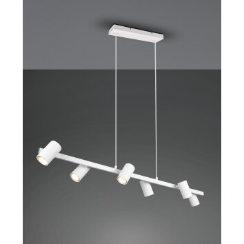 Suspension Trio MARLEY Blanc, 6 lumières