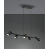 Suspension Trio MARLEY Noir, 6 lumières