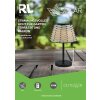 Lampe à poser Reality Roca LED Noir, 1 lumière