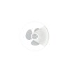 Ventilateur de plafond Reality Borgholm LED Blanc, 1 lumière, Télécommandes