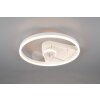 Ventilateur de plafond Reality Borgholm LED Blanc, 1 lumière, Télécommandes