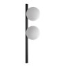 Applique murale Luce Design PLUTO Noir, 2 lumières