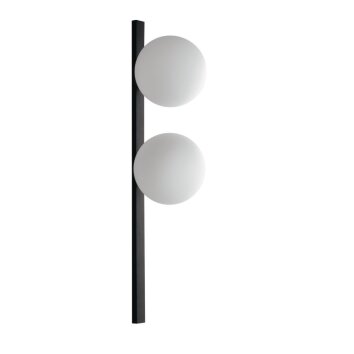 Applique murale Luce Design PLUTO Noir, 2 lumières