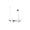 Suspension Luce Design PLUTO Noir, 6 lumières