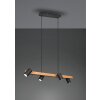 Suspension Trio MARLEY Écru, Noir, 4 lumières