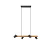 Suspension Trio MARLEY Écru, Noir, 4 lumières