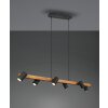 Suspension Trio MARLEY Noir, 6 lumières