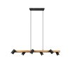 Suspension Trio MARLEY Noir, 6 lumières