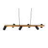 Suspension Trio MARLEY Noir, 6 lumières