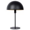 Lampe de table Lucide SIEMON Noir, 1 lumière