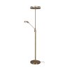 Lampadaire Trio Franklin LED Vieux laiton, 2 lumières