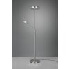 Lampadaire Trio Franklin LED Nickel mat, 2 lumières