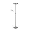 Lampadaire Trio Franklin LED Nickel mat, 2 lumières