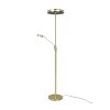 Lampadaire Trio Franklin LED Laiton, 2 lumières