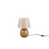 Lampe de table Reality LUXOR Couleur bois, 1 lumière