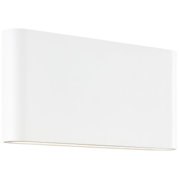 Applique murale d'extérieur Brilliant Welbie LED Blanc, 1 lumière