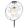 lampe solaire Globo LED Argent Oxydé, 1 lumière