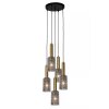 Suspension Lucide CORALIE Noir, 5 lumières