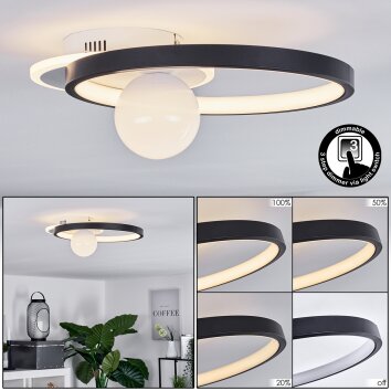 Plafonnier Lahela LED Blanc, 1 lumière