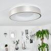 Plafonnier Playas LED Argenté, Blanc, 1 lumière