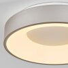 Plafonnier Playas LED Argenté, Blanc, 1 lumière