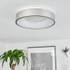 Plafonnier Playas LED Argenté, Blanc, 1 lumière