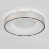 Plafonnier Playas LED Argenté, Blanc, 1 lumière