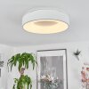 Plafonnier Playas LED Blanc, 1 lumière