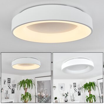 Plafonnier Playas LED Blanc, 1 lumière