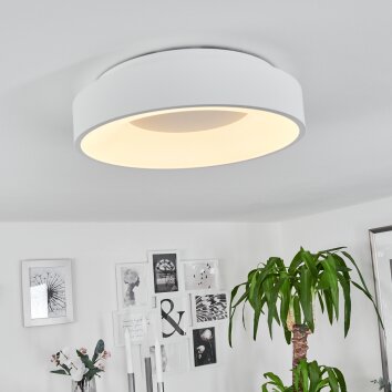 Plafonnier Playas LED Blanc, 1 lumière