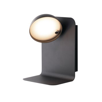 Applique murale Luce Design BOING LED Noir, 1 lumière