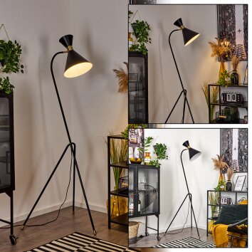 Lampadaire Rinkila Noir, 1 lumière