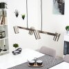 Suspension Zuoz Nickel mat, 4 lumières