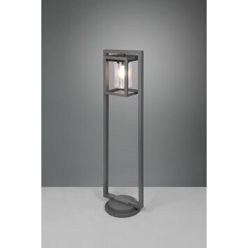 Borne lumineuse Trio Lunga Anthracite, 1 lumière