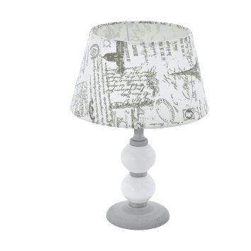 Lampe à poser EGLO LARACHE Gris, Blanc, 1 lumière