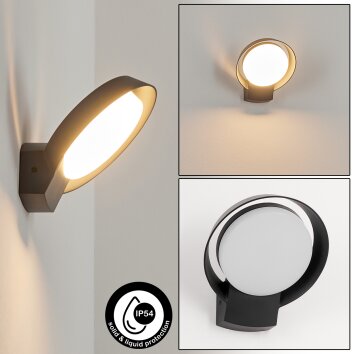 Applique murale d'extérieur Kelo LED Anthracite, 1 lumière