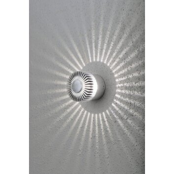 Applique murale Konstsmide Monza LED Aluminium, 1 lumière